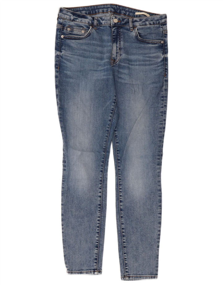 Esprit Damen Skinny Jeans W31 L30 Blaue Baumwolle