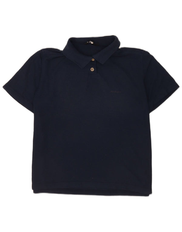 Rohan Damen Poloshirt UK 12 Medium Marineblau