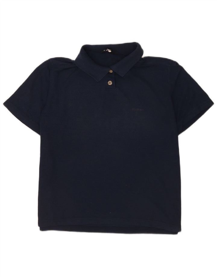 Rohan Damen Poloshirt UK 12 Medium Marineblau