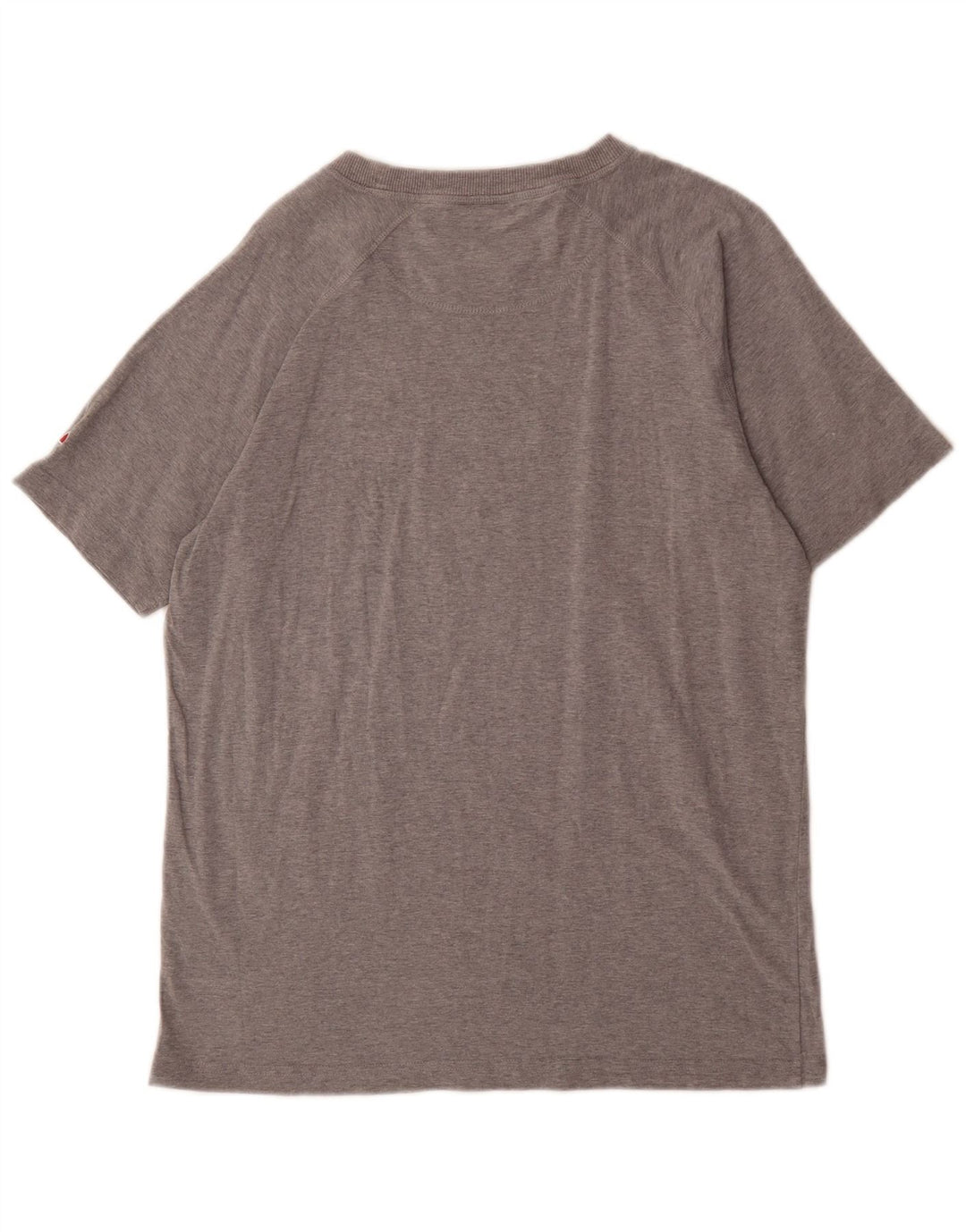 Ellesse Herren-T-Shirt mit Grafik, groß, grau gesprenkelte Baumwolle
