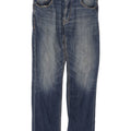 Calvin Klein Herren Straight Jeans W31 L30 Blaue Baumwolle