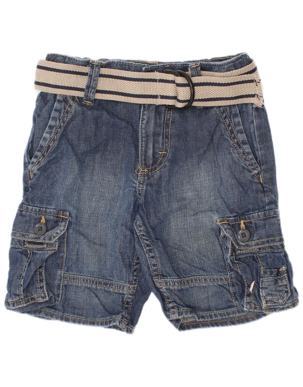 Wrangler Boys Cargo Denim Shorts 3–4 Jahre W22 Blaue Baumwolle