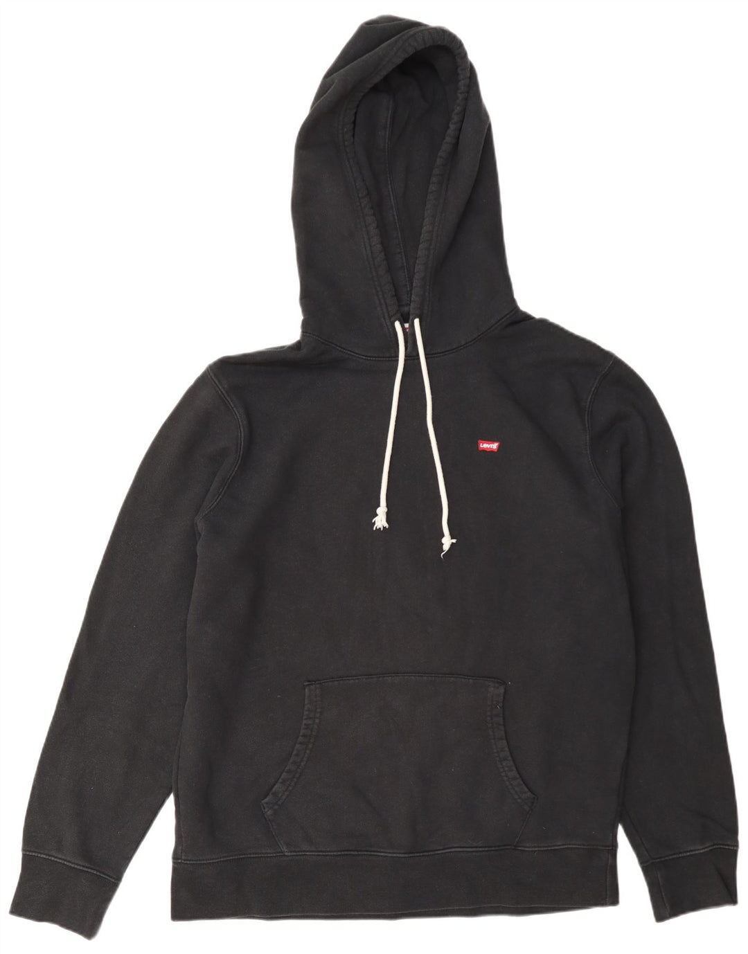 Levi's Herren-Kapuzenpullover mit Standard-Passform, groß, aus schwarzer Baumwolle