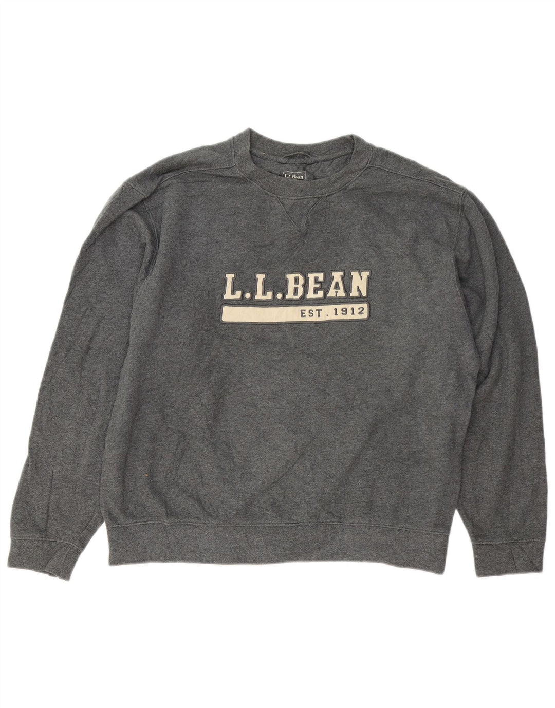 L.L.BEAN Herren-Sweatshirt mit Grafik, mittelgraue Baumwolle