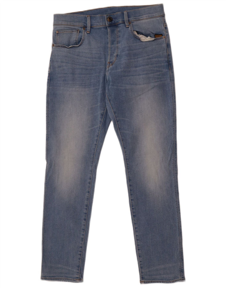 G-Star Herren Slim Jeans W31 L30 Blaue Baumwolle