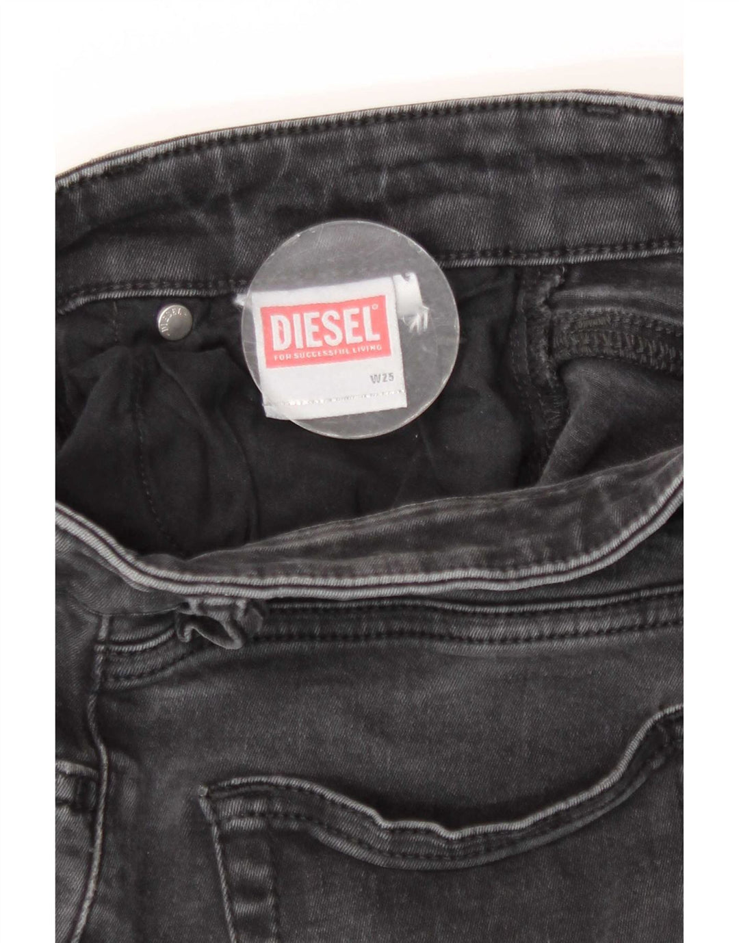 Diesel Damen Skinny Jeans W25 L30 Grau