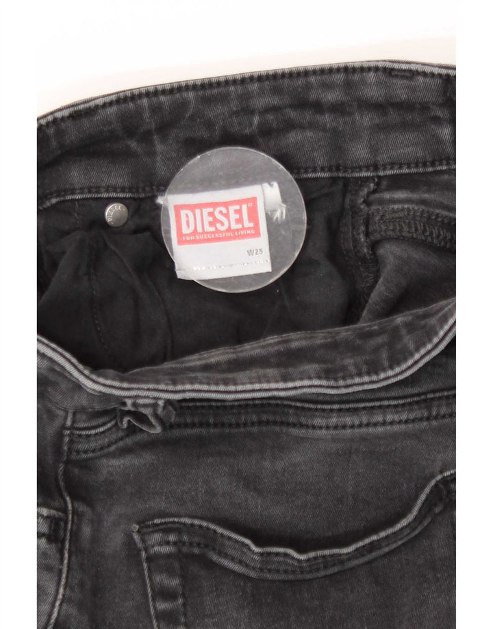 Diesel Damen Skinny Jeans W25 L30 Grau