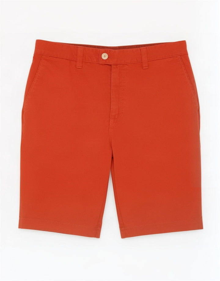 Ted Baker Herren Chinoshorts W32 Mittelorange Baumwolle