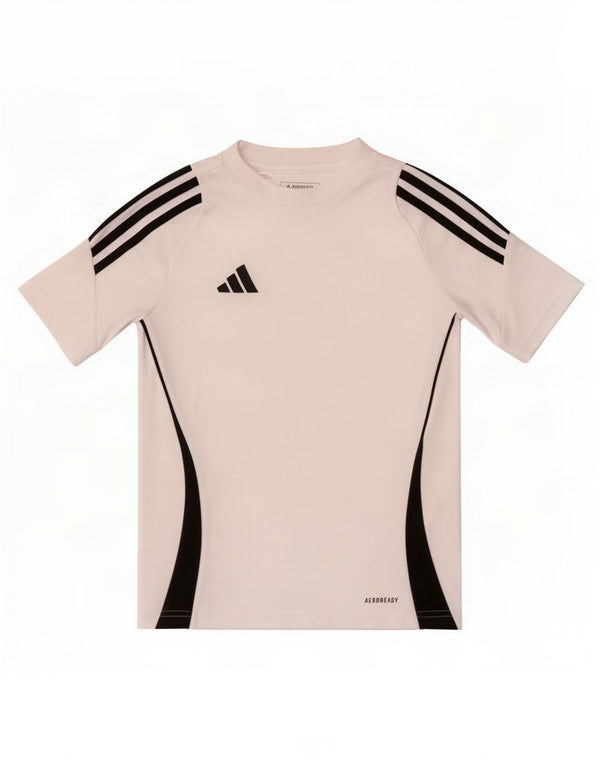 Adidas Aeroready T-Shirt für Jungen, 9–10 Jahre, weißes Colourblock-Polyester