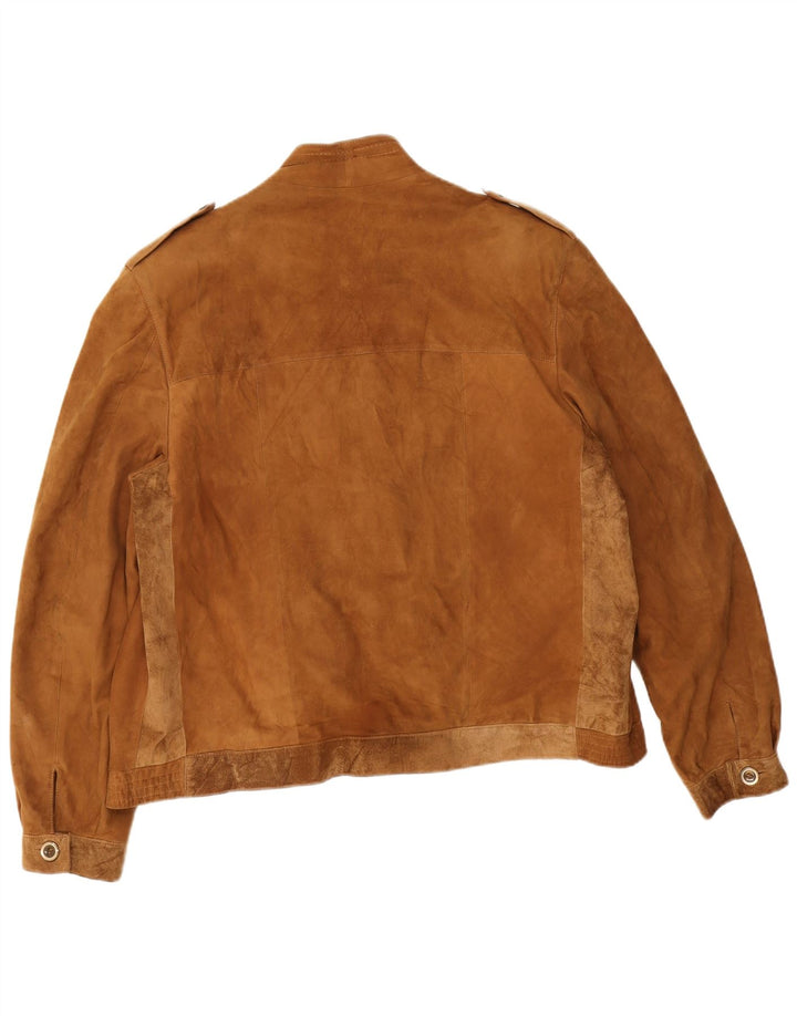 Vintage Herren Wildlederjacke UK 42 XL Braun