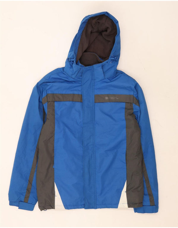 Mountain Warehouse Herren-Skijacke mit Kapuze, UK 36, Small, Blau, Farbblock