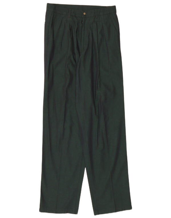 Mazzonetto Mens Pegged Chino Hose IT 48 Medium W30 L34 Grüne Baumwolle