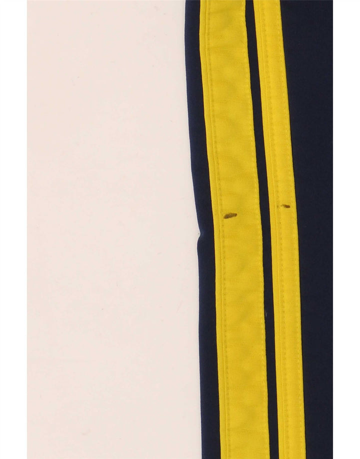 Asics Herren-Trainingshose, klein, marineblau, Farbblock-Polyester