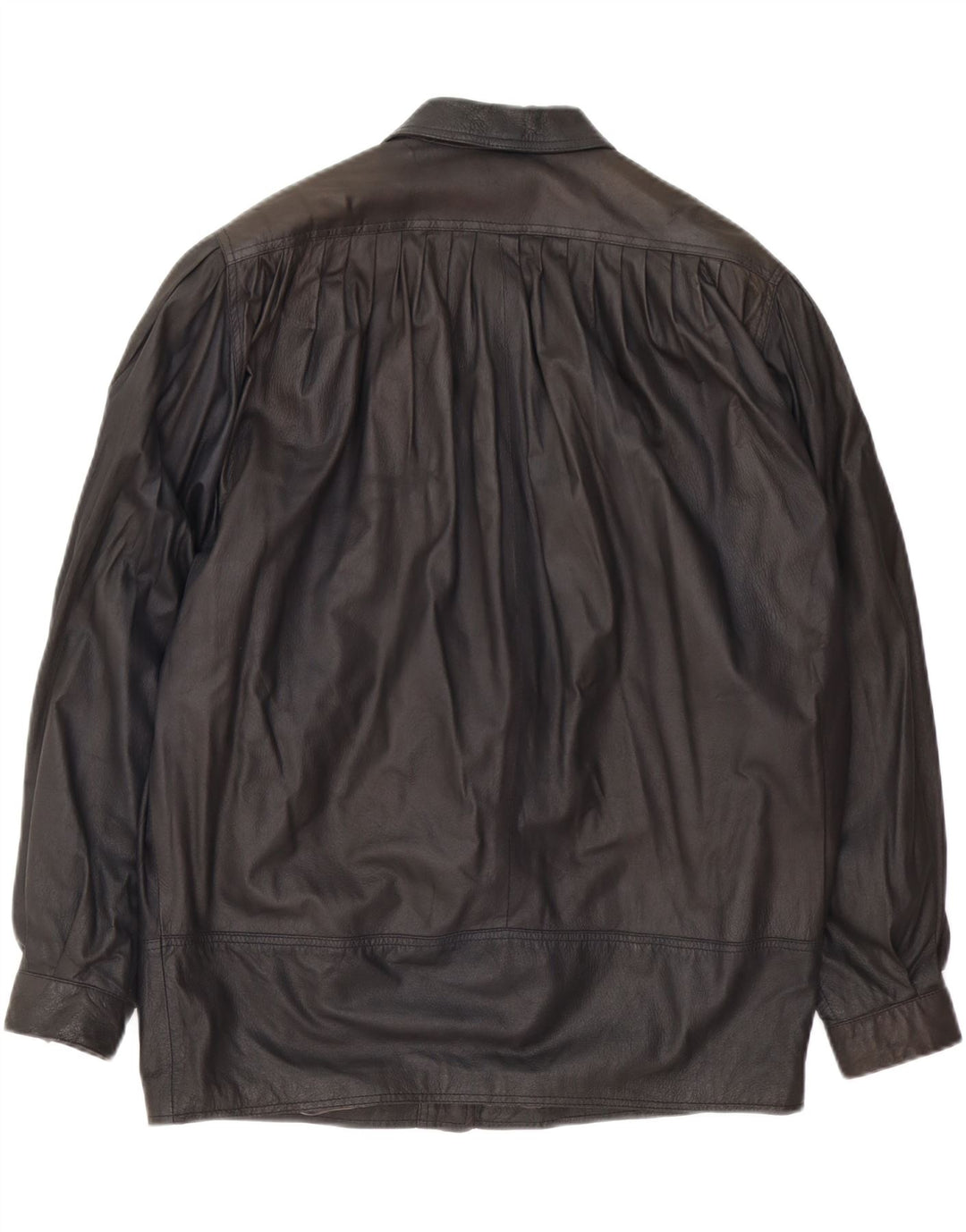 CONBIPEL Damen Übergroße Lederjacke UK 18 XL Braunes Leder