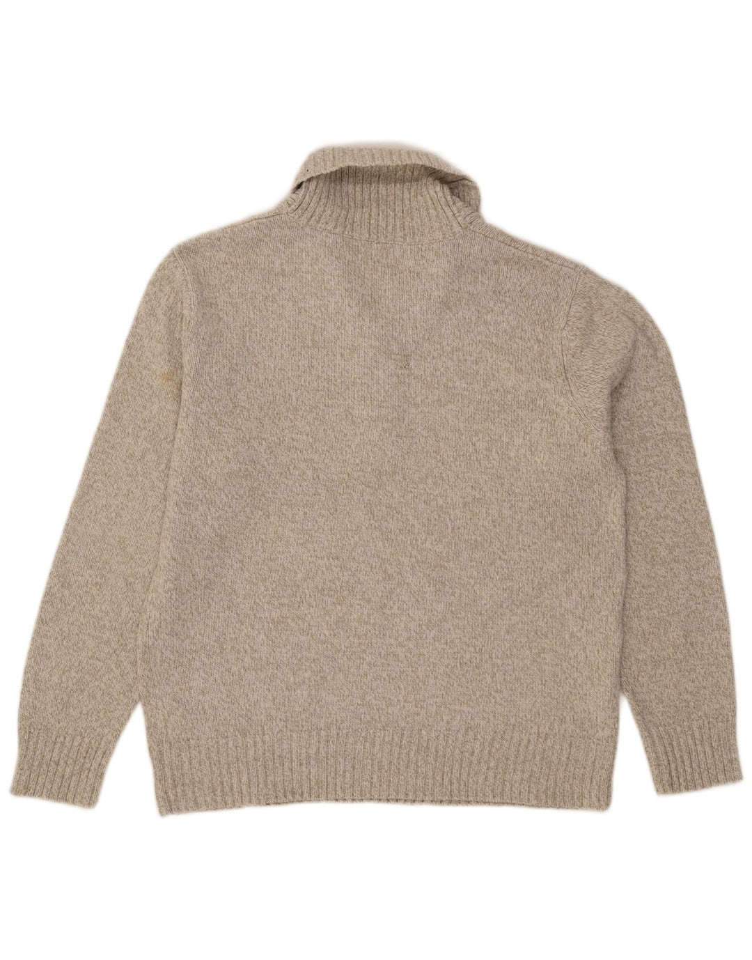 Marks & Spencer Herren-Pullover mit Schalkragen, groß, Acryl, Grau