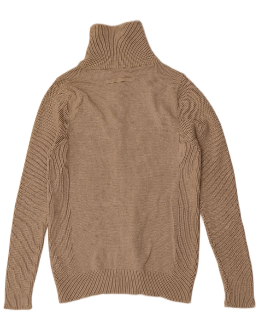 Zara Herren-Cardigan-Pullover aus mittelbeiger Baumwolle