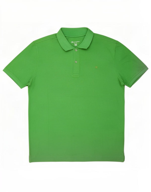 Champion Mens Easy Fit Polo Shirt Large Green