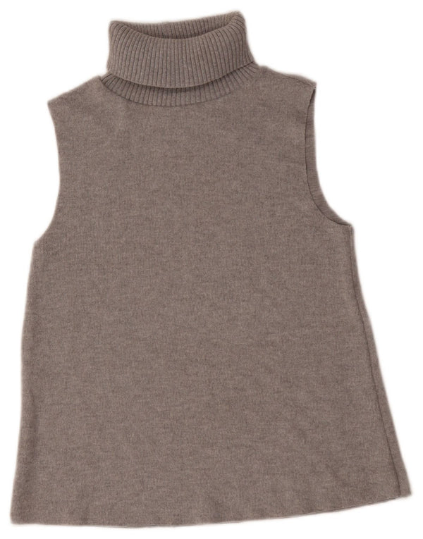 Zara Damen Weste Tank Top UK 10 Small Grau