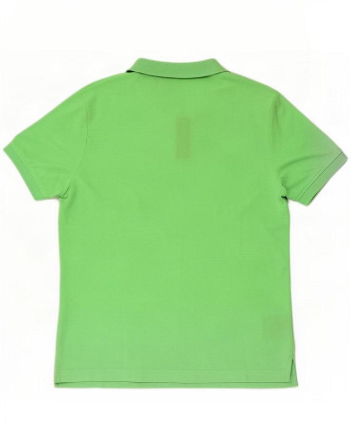 S.Oliver Herren-Poloshirt mit normaler Passform, großes grünes Polyester