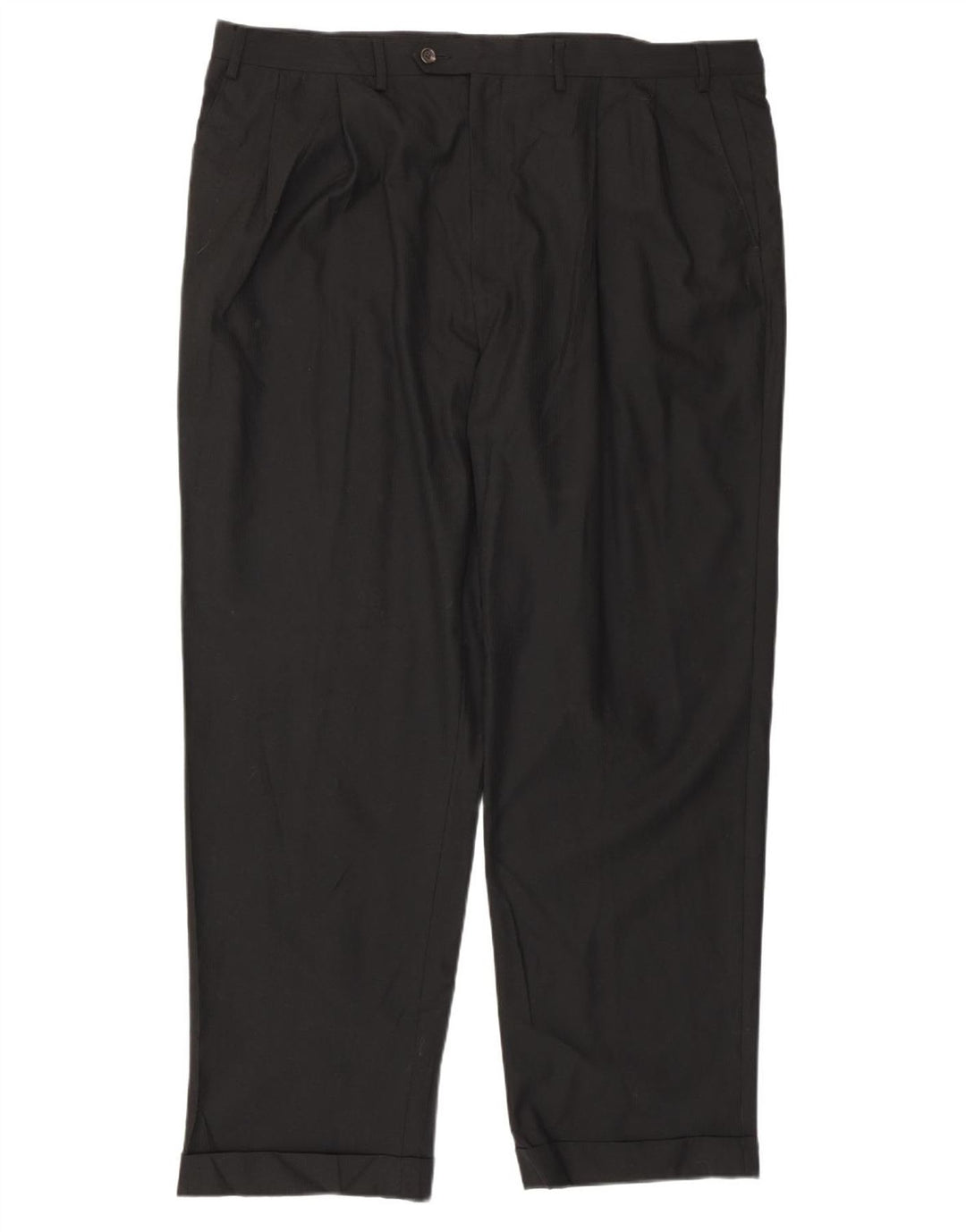 Izod Mens Pegged Suit Hose W42 L32 Schwarzes Polyester