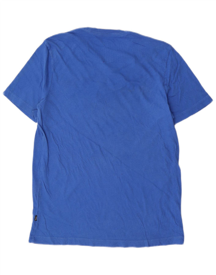 PUMA Herren Grafik-T-Shirt-Oberteil Mittelblau