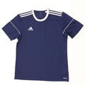 Adidas Herren Climalite T-Shirt Top Large Marineblau Colourblock Polyester