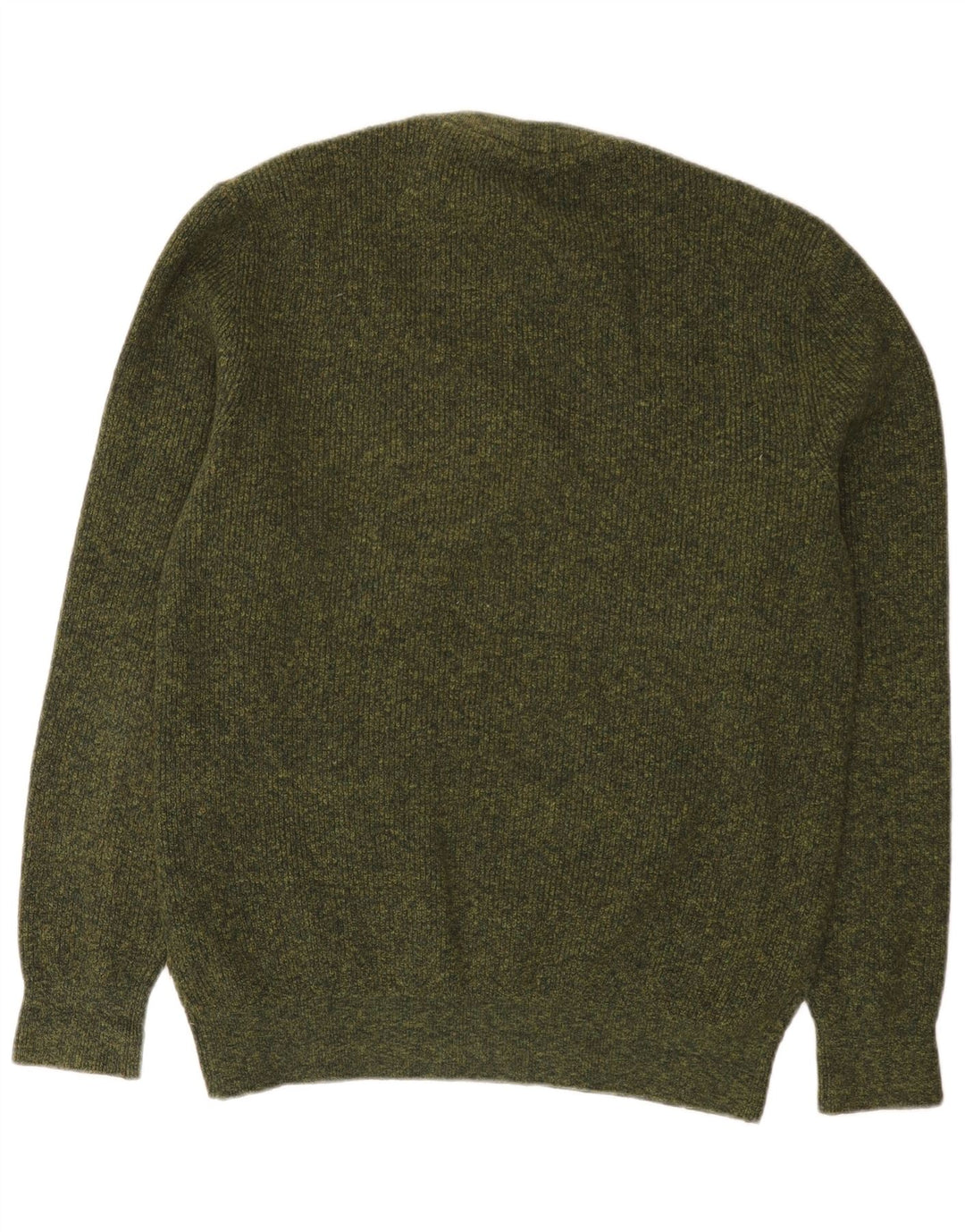 Esprit Herren-Pullover mit Rundhalsausschnitt, mittlere Khaki-Baumwolle
