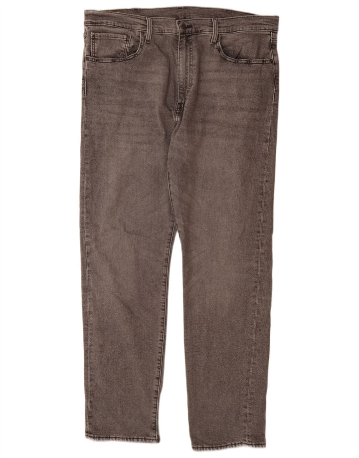 Levi's Herren 502 Tapered Jeans W38 L34 Graue Baumwolle