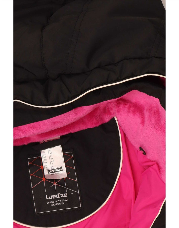 Wed'Ze Wattierte Damenjacke mit Kapuze UK 10 Small Black