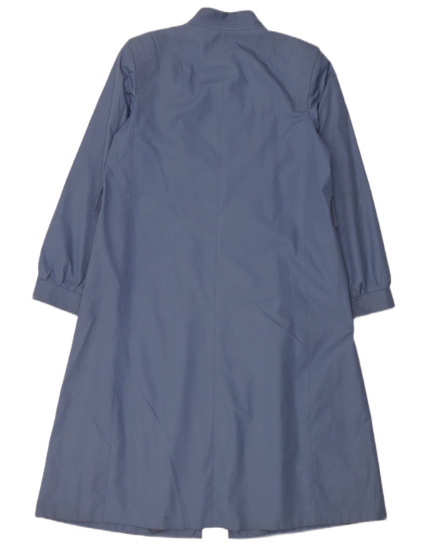 Vintage Damen Mantel IT 42 Mittelblau