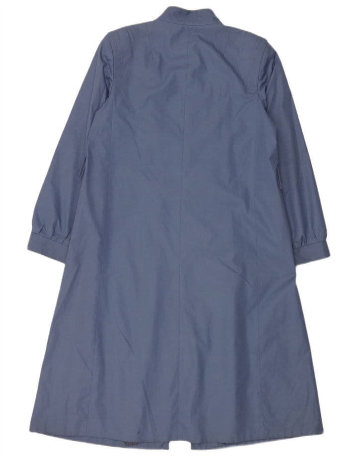 Vintage Damen Mantel IT 42 Mittelblau