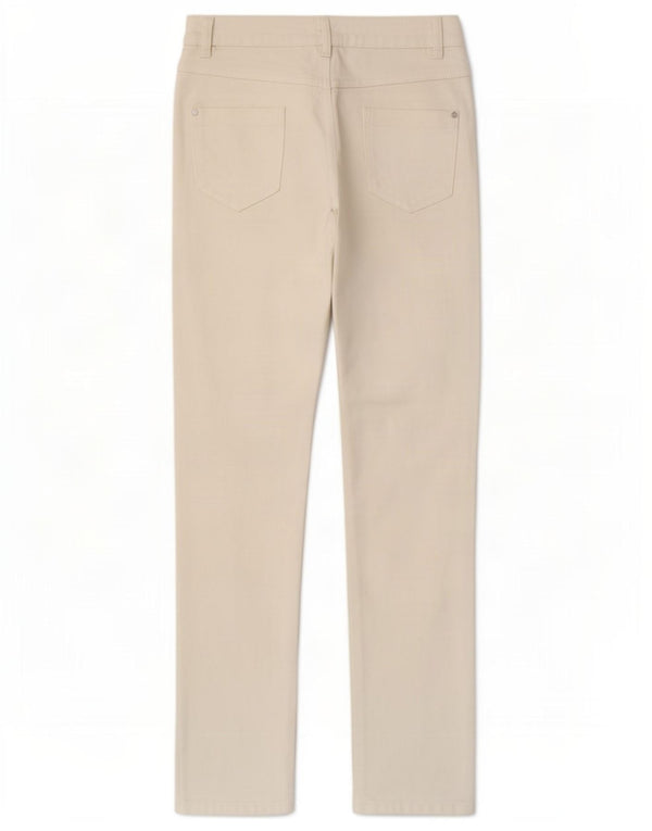 M&Co Damen Straight Jeans UK 10 Small W27 L28 Weiße Baumwolle