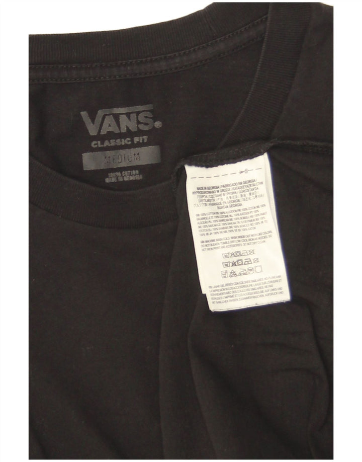 Vans Herren-T-Shirt mit klassischer Passform, mittelschwarze Baumwolle