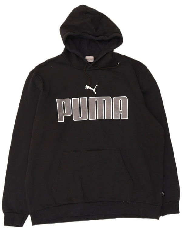 Puma Herren Graphic Hoodie Pullover 2XL Schwarz Baumwolle