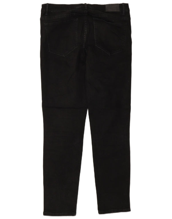 Zara Damen Trafaluc Skinny Jeans EU 40 Medium W30 L28 Schwarze Baumwolle