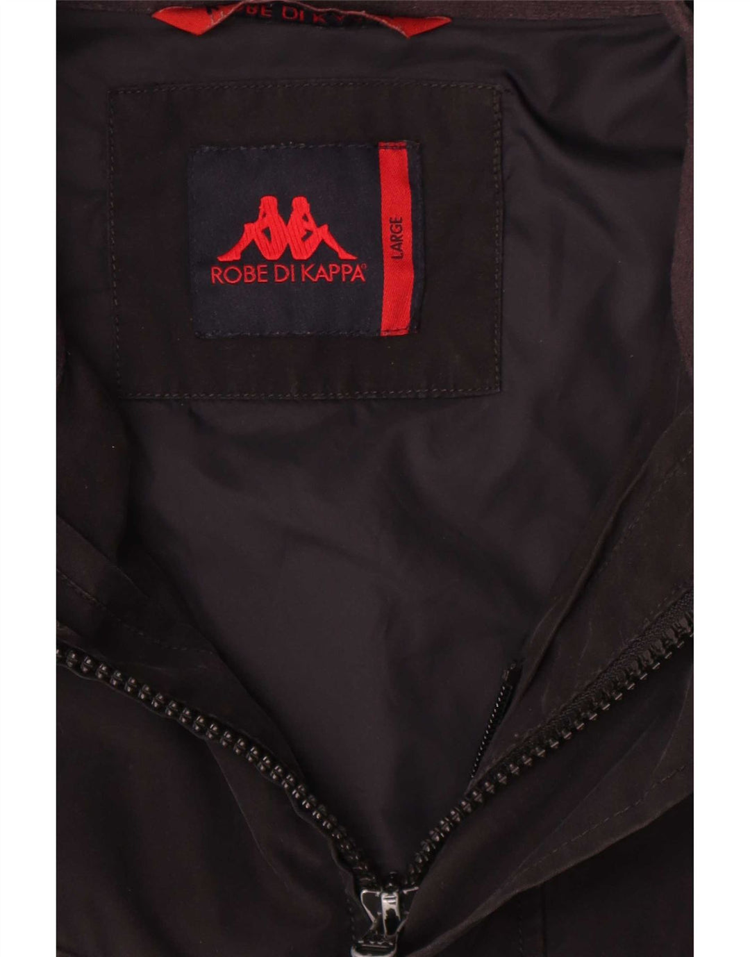 Kappa Herren Utility Jacke UK 40 Large Schwarz Baumwolle