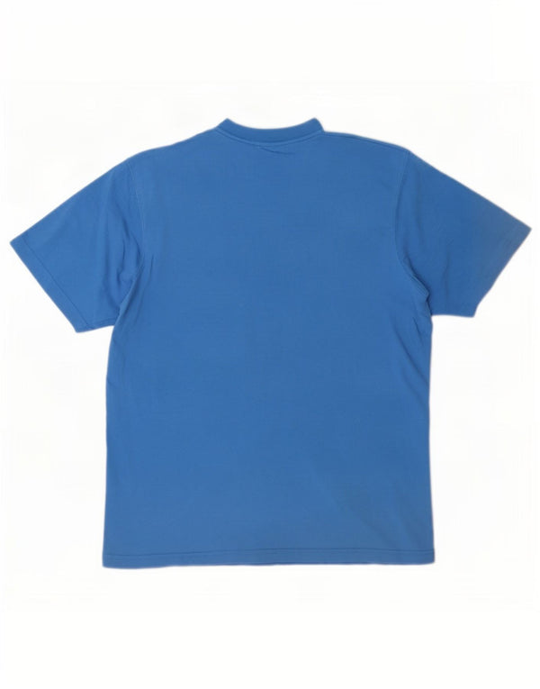 The North Face Herren T-Shirt Top Small Blau Baumwolle