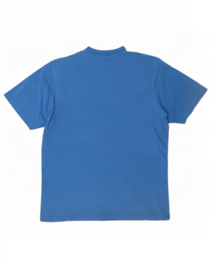 The North Face Herren T-Shirt Top Small Blau Baumwolle