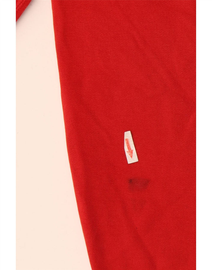 Nike Herren Kapuzenpullover aus mittelroter Baumwolle