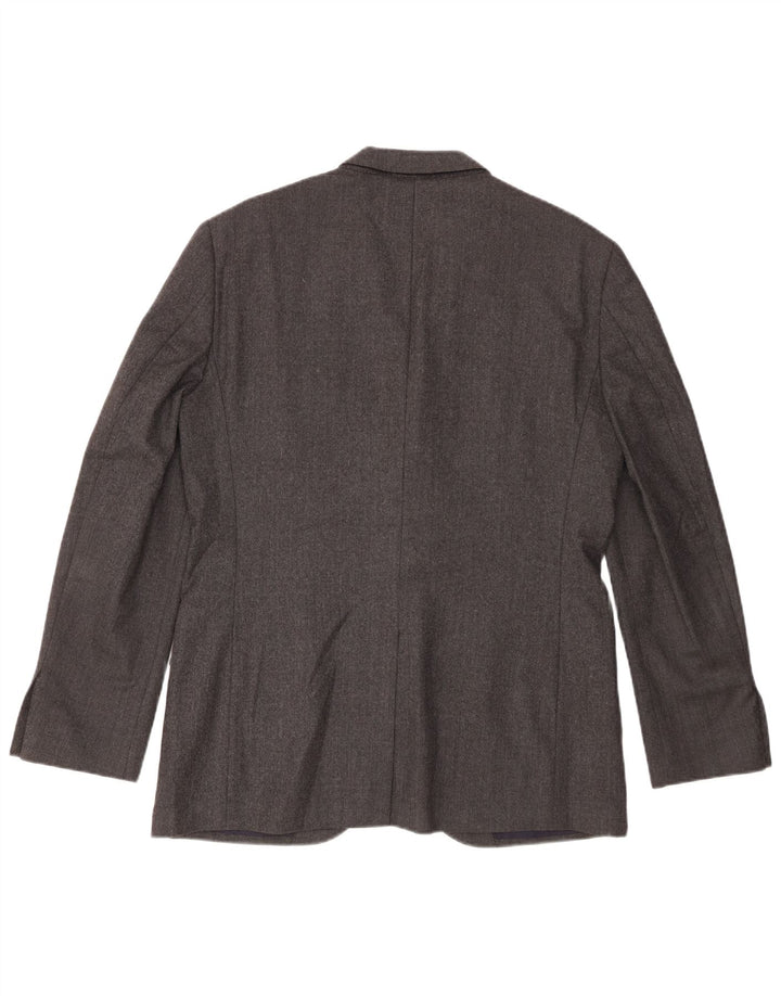 J. Crew Herren Ludlow 3-Knopf-Blazerjacke UK 40 Große graue Wolle