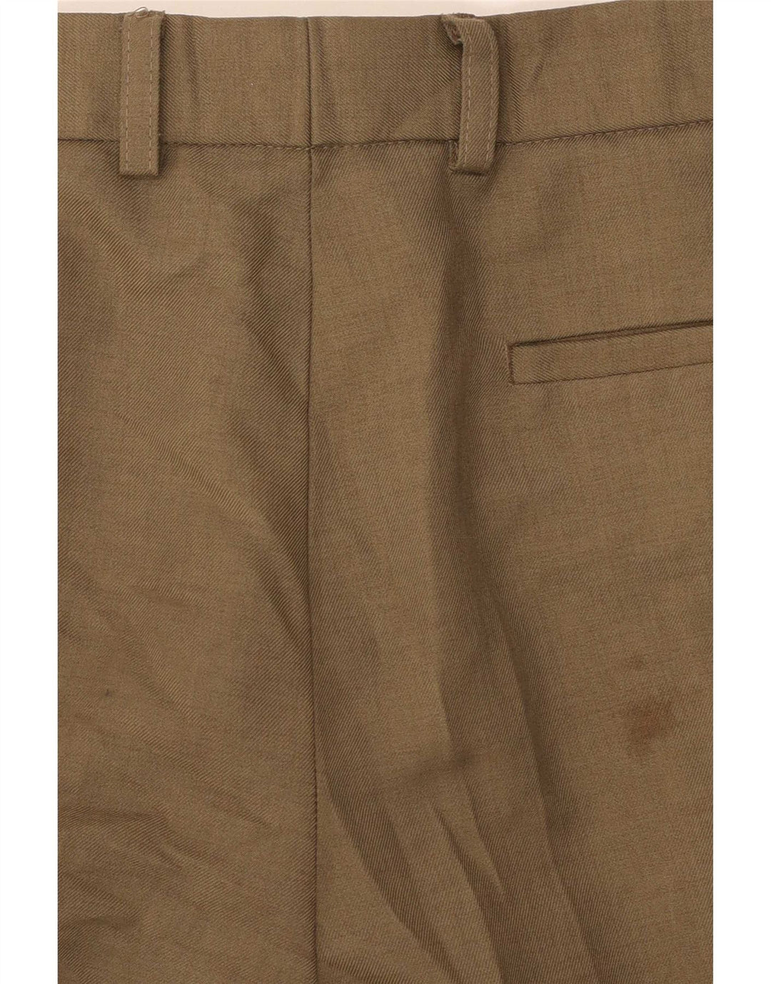 Marks & Spencer Herren-Chinohose mit Pegged, W32, L33, Khaki, Polyester