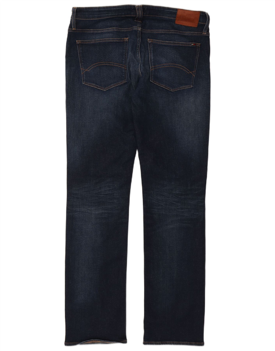 Tommy Hilfiger Herren Straight Jeans W38 L36 Marineblau Baumwolle