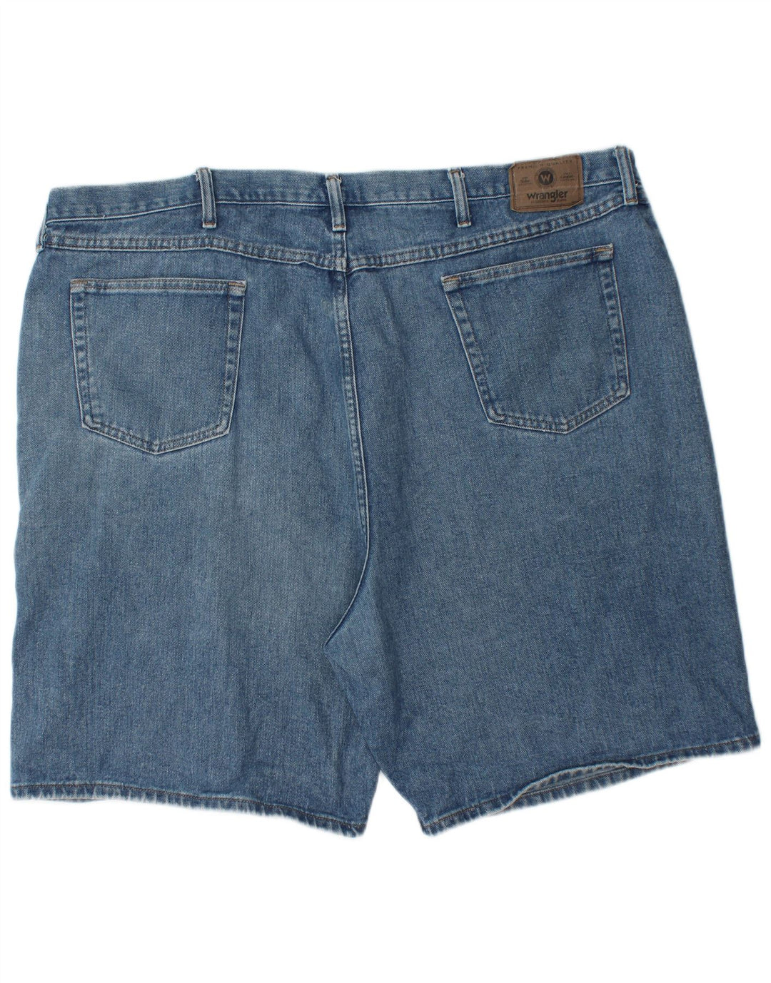 WRANGLER Herren-Jeansshorts mit entspannter Passform, W48, 4XL, blaue Baumwolle