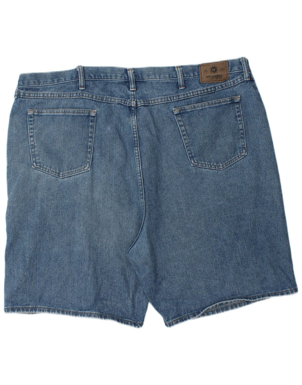 WRANGLER Herren-Jeansshorts mit entspannter Passform, W48, 4XL, blaue Baumwolle