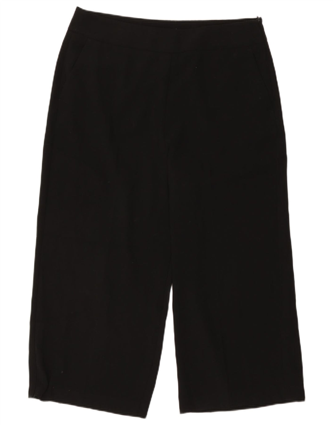 Marks & Spencer Damen Caprihose UK 16 Large W34 L22 Schwarz Polyester