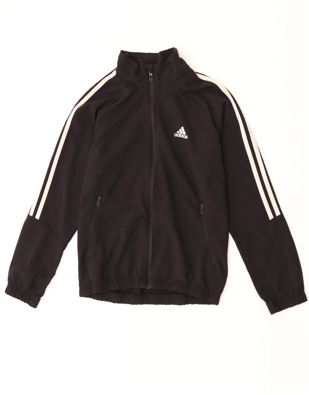 Adidas Jungen Aeroready Trainingsanzug Top Jacke 11–12 Jahre, schwarzes Polyester
