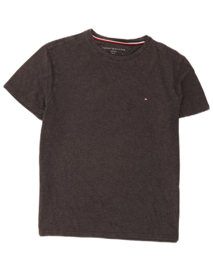 Tommy Hilfiger Herren T-Shirt Top Small Grau