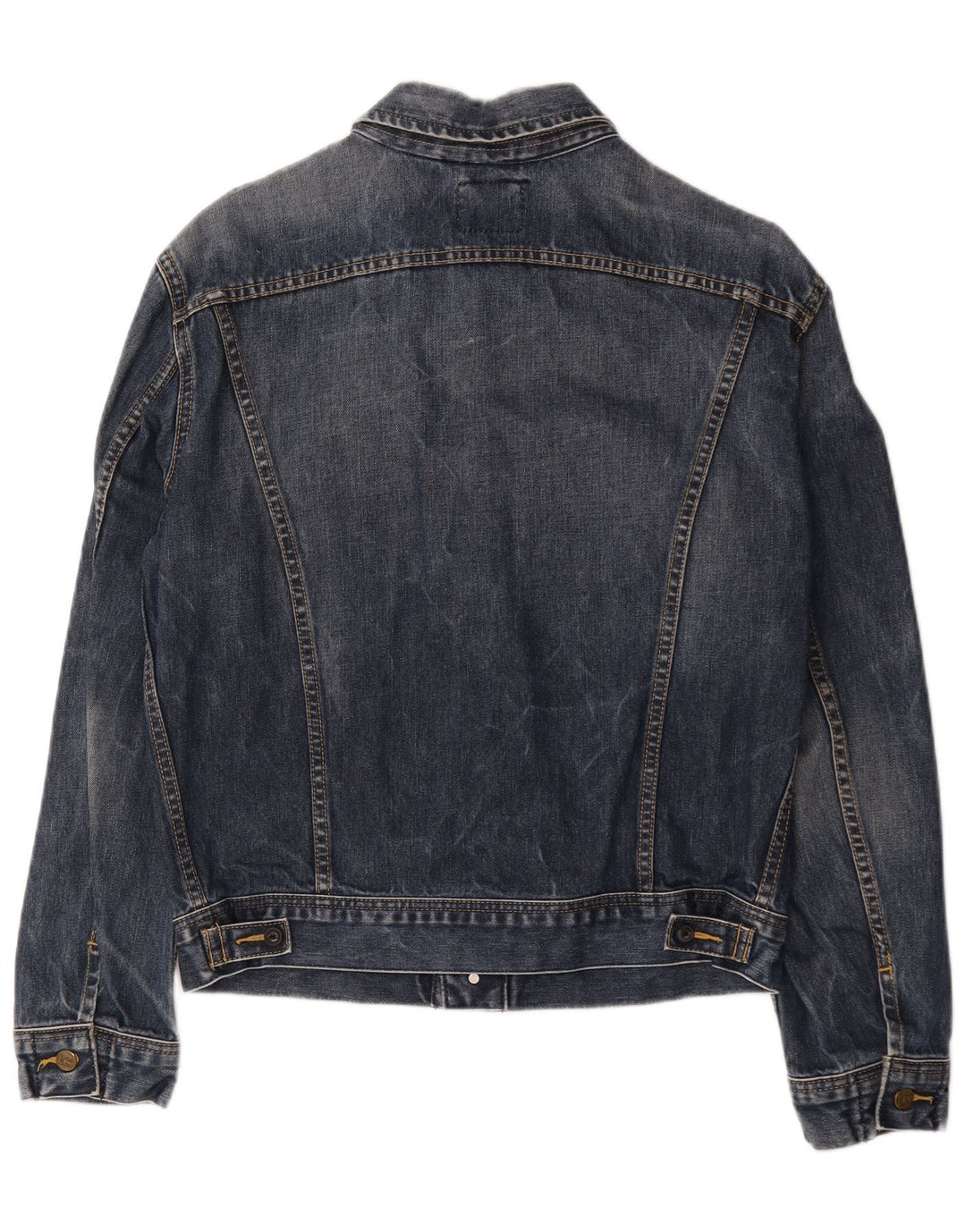 Lee Mens Denim Jacket UK 40 Large Blue Cotton