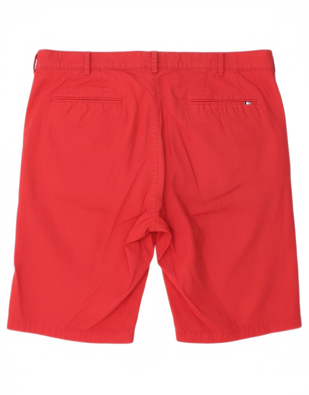 LIU JO Womens Uomo Chino Shorts IT 44 Medium W32 Red Cotton