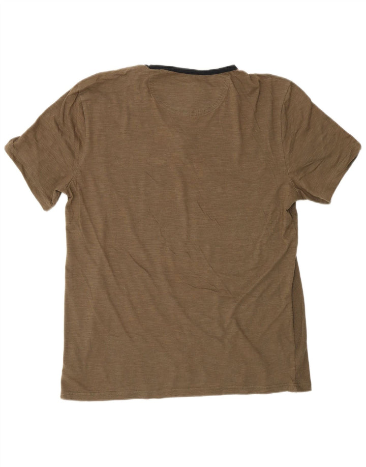 Guess Herren T-Shirt Top Medium Khaki Baumwolle